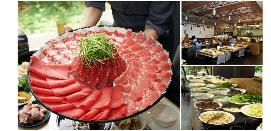 【高雄火鍋吃到飽】鬥牛士二鍋 楠梓店｜超大仙肉盤來勢洶洶｜食材多樣自由搭配