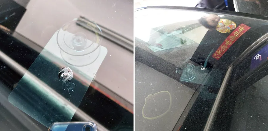 【台南前擋裂痕】台南菊亞司汽車玻璃修復｜前擋被石頭打到免驚｜小資族福音｜汽車玻璃修補｜永康汽車玻璃修補
