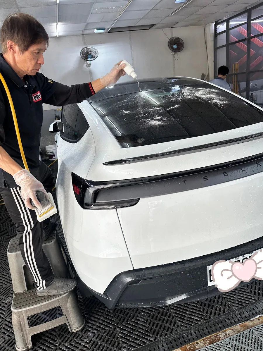 台南汽車美容｜Tesla 新車交車第一站？佑鑫汽車美容完整鍍膜紀錄