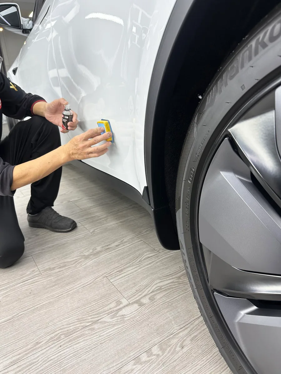 台南汽車美容|Tesla 新車交車第一站?佑鑫汽車美容完整鍍膜紀錄