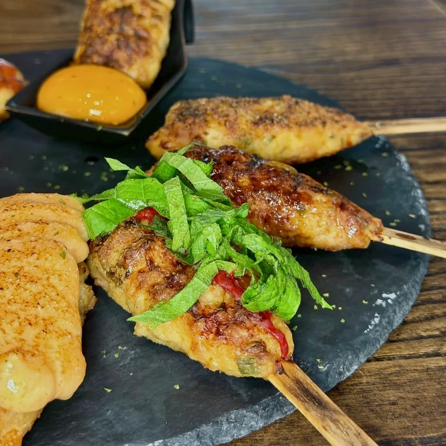 原佃燒烤紫蘇梅醬雞肉棒