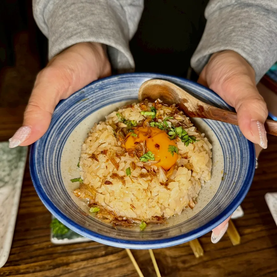 原佃燒烤月見豬油拌飯