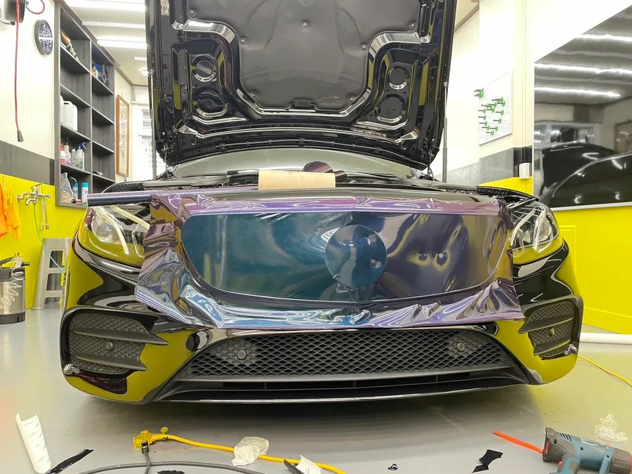 台南汽車包膜推薦-方程式汽車包膜,全車消光膜,局部改色膜25.jpg