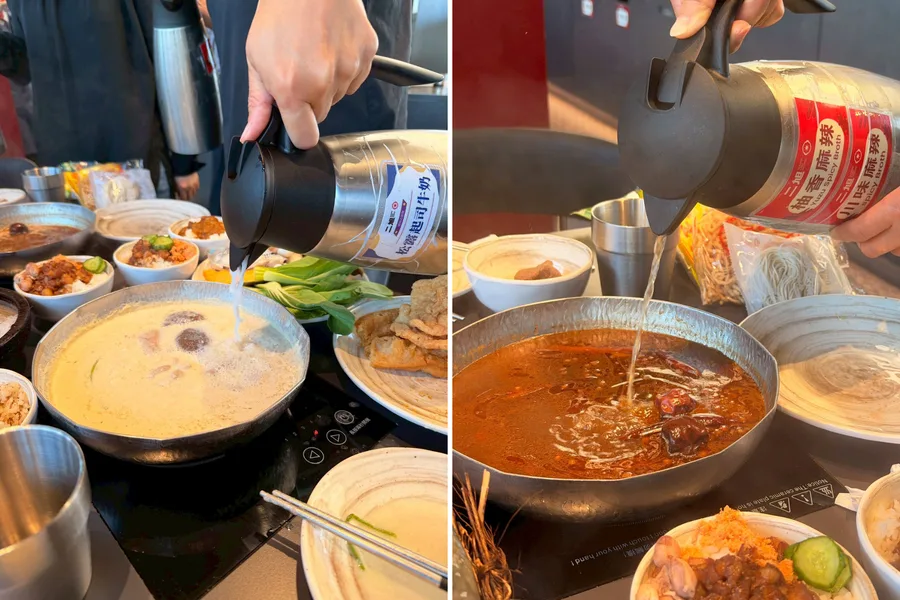 高雄流行音樂中心美食要吃什麼？二旭鍋輕軌一站直達，打卡還送海虎大蝦不吃虧 — 開箱
