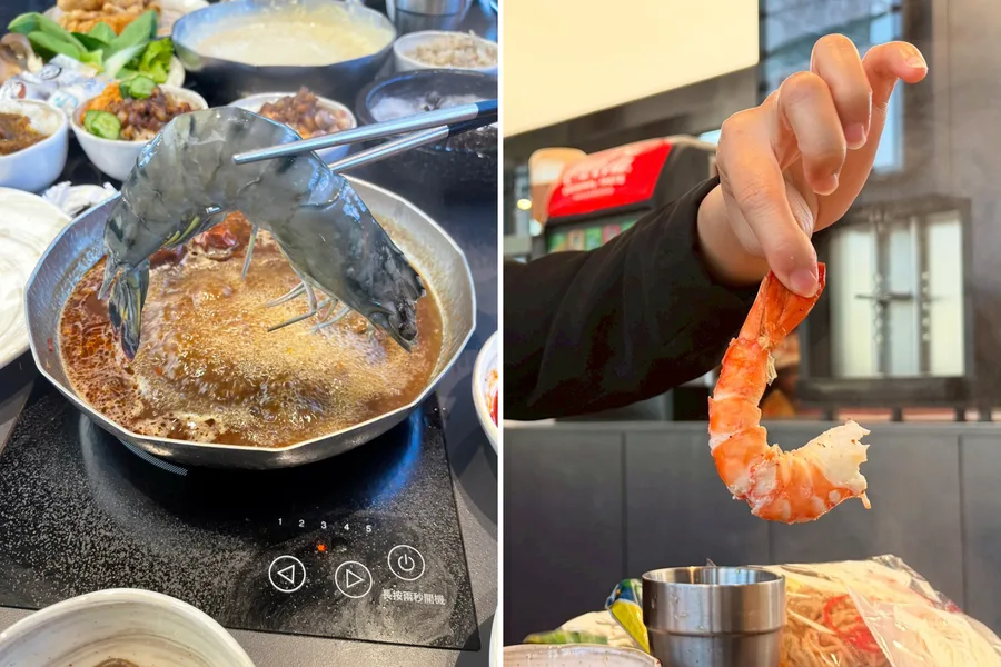 高雄流行音樂中心美食要吃什麼？二旭鍋輕軌一站直達，打卡還送海虎大蝦不吃虧 — 開箱