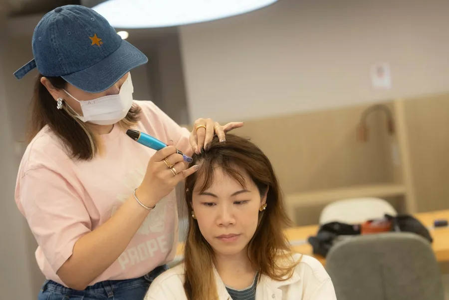 台南美容教學推薦│柔星教育毛母開通技術課程│外泌體御髮新興養