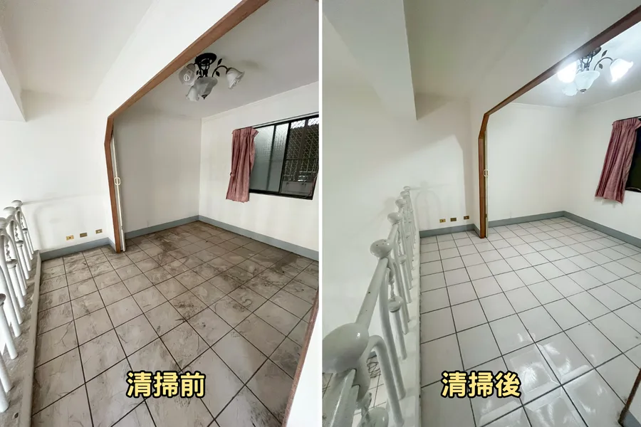 空屋清潔變身大作戰｜高雄明潔清潔公司專業出擊｜地板、馬桶、陽台全搞定