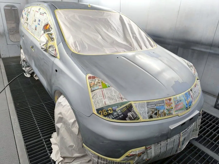 台南汽車鈑金烤漆推薦│興泰汽車修配廠│烤完像直接換新車│杜邦