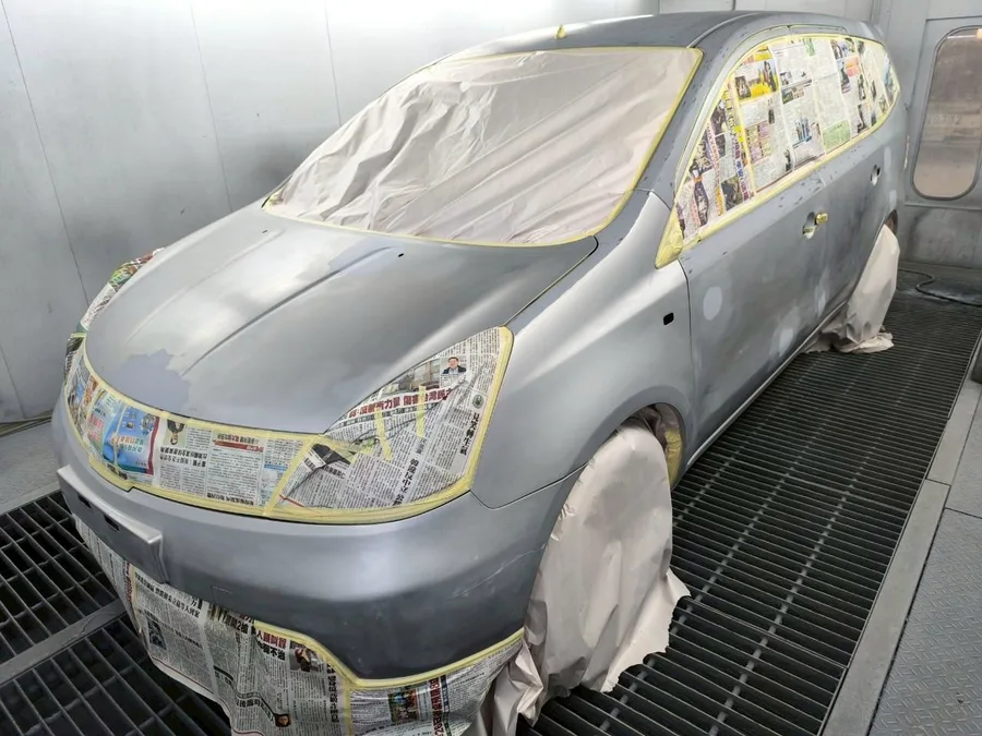 台南汽車鈑金烤漆推薦│興泰汽車修配廠│烤完像直接換新車│杜邦