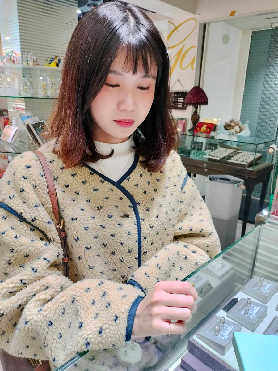 台南永康銀樓｜嘉寶珠寶挑輕珠寶戒指，玫瑰金尾戒8500元質感分享