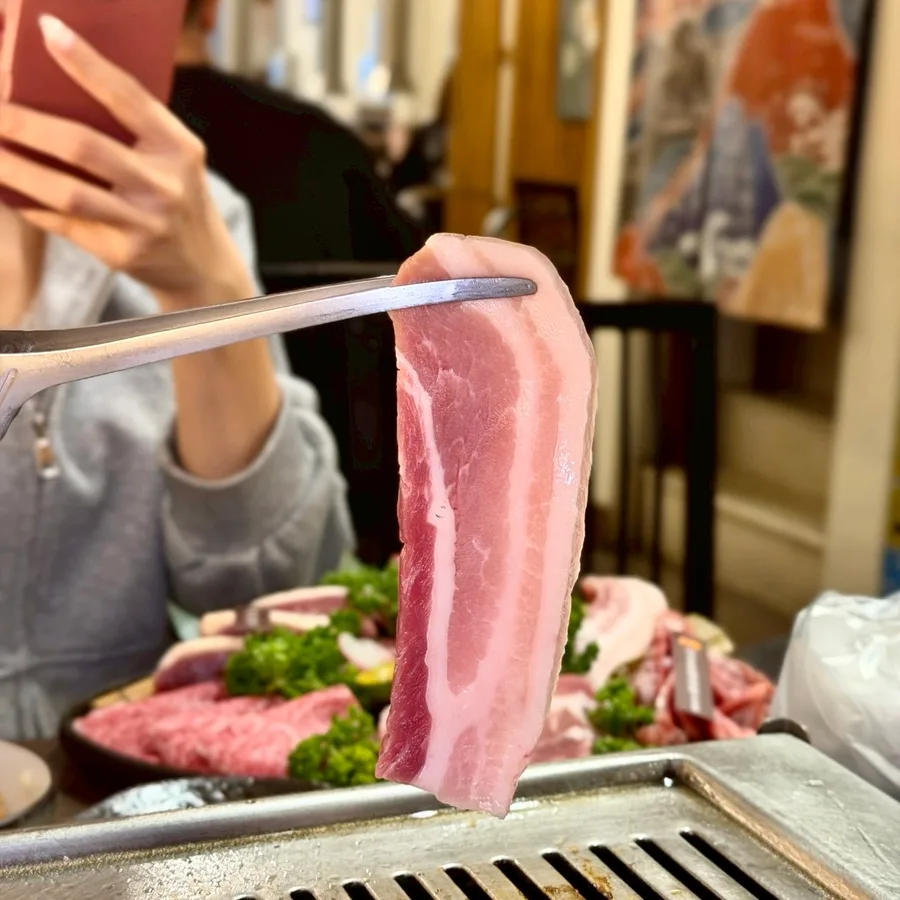 鉄人燒肉厚切豬五花