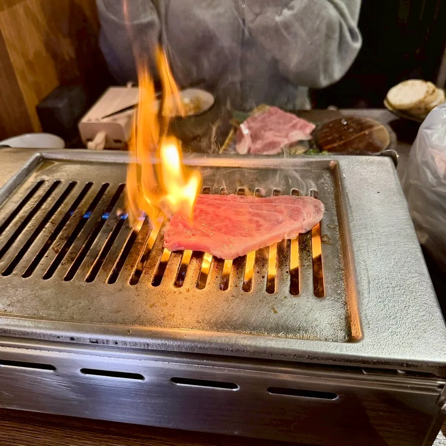 和牛油脂直火竄燒